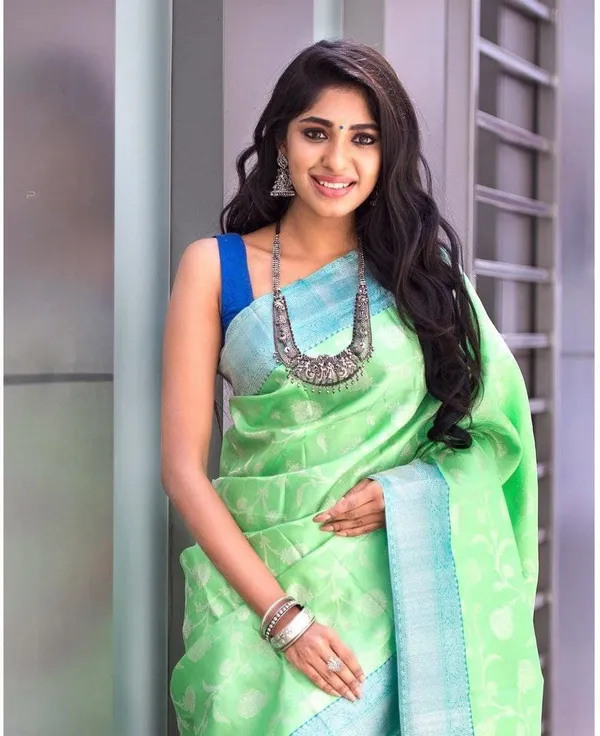 Light_Green_Embellished_Bollywood_Jacquard_Saree_(Light_Green)